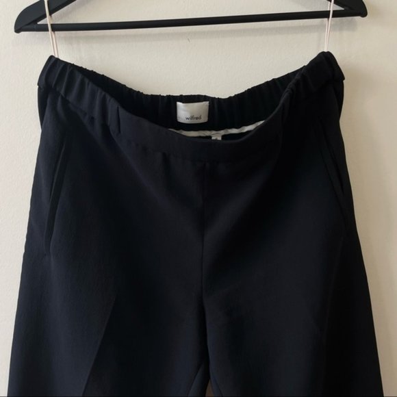 Aritzia Wilfred Dress Ankle Pants Size 10 Black - Picture 5 of 7